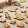 2 Pcs Silver Cookie Cutters Set Cat Dog Cookie Cutter
