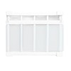 Tension Rod Shelf 14.2 Inch Width Nail Free Expandable Storage
