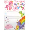 Simon Elvin 20 Children's Birthday Party Invitation Sheets 3HP106 Unicorns