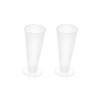 YXQ 100mL Plastic Graduated Measuring Cup Capacity Beaker Cone Shape