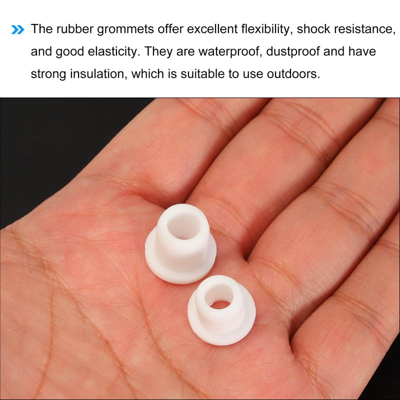 QUARKZMAN T-shaped rubber sleeve, diameter 11 mm/10 mm, ID 7
