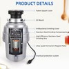 GarveeTech Garbage Disposal 1 Hp, Continuous Feed Noise Insulation Food