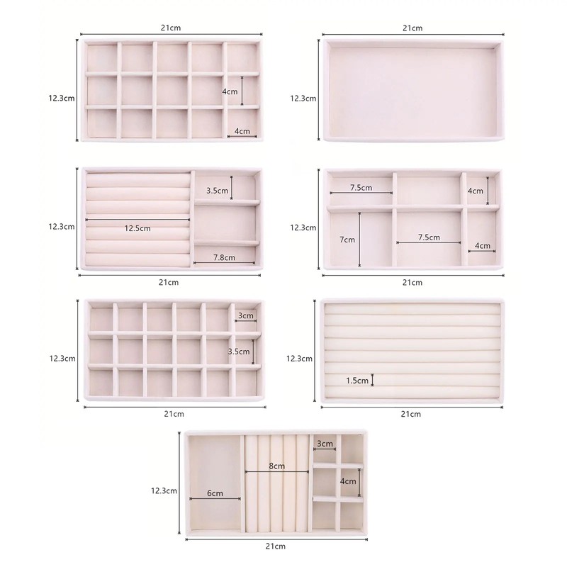 Velvet Jewelry Display Tray – Velvet Jewelry Box Display Tray