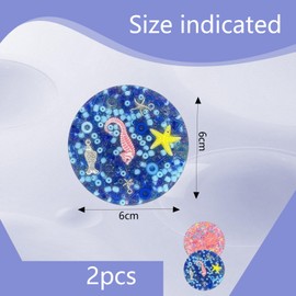 2 Pcs Picky Pad Reusable Sensory, Skin Picking Fidget Toys, Pick Pad for Kids Teenager Sensory Skin Picking Toys for Relieve Stress and Anxiety Easy to Carry Clean( 6 cm)