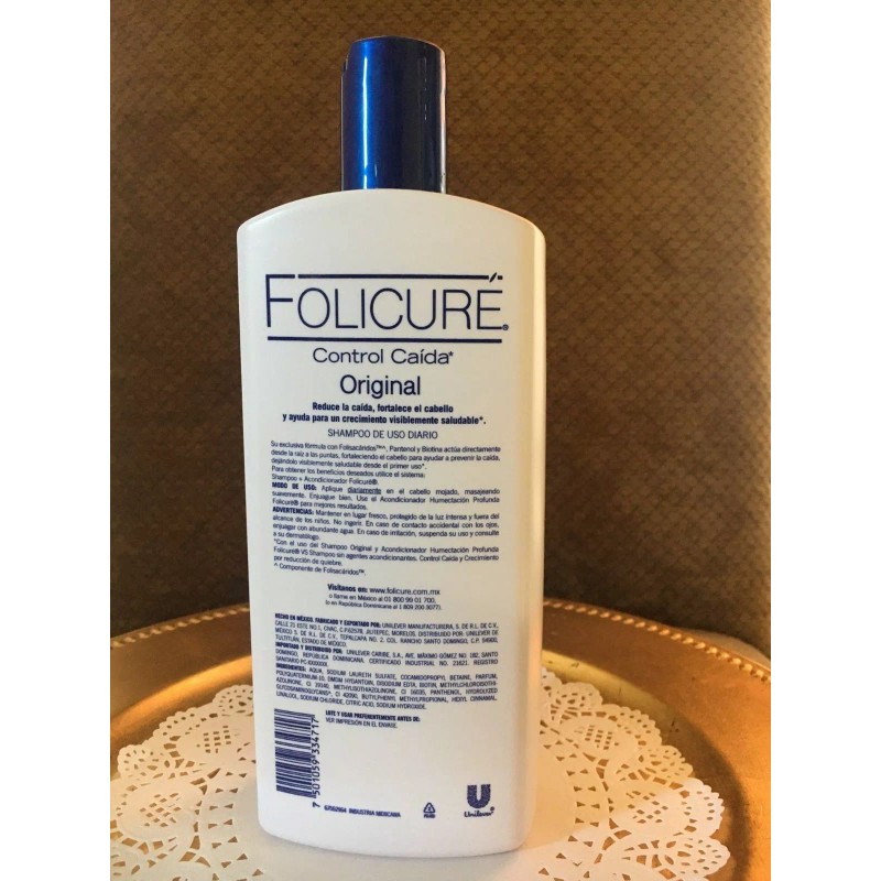 FOLICURE Original Shampoo Contol caida con Biotina, 23.6 fl oz