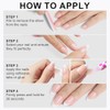 Black Dot Press On Almond Nails 16 Sizes 32pcs Short