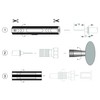 SCHWAIGER 5194 Coaxial Cable Assembly Tool Set Stripper Cable Connector