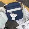 Eolluka School Bag, A4 Shoulder Bag, Nylon Bag, High School