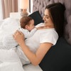 PiccoCasa Cushion Cover Long Pillow Case Long with Zip Microfibre