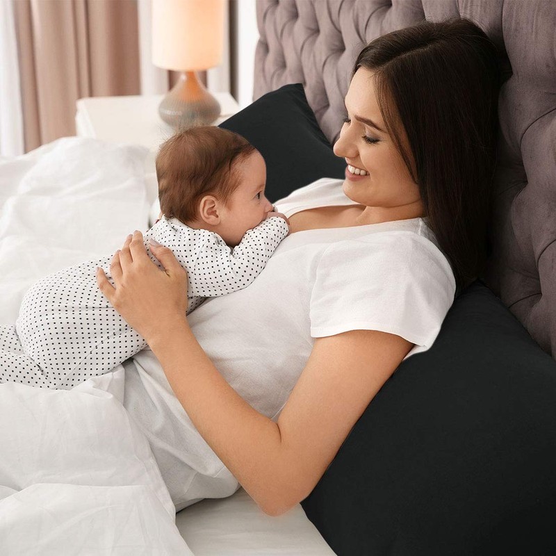 PiccoCasa Cushion Cover Long Pillow Case Long with Zip Microfibre