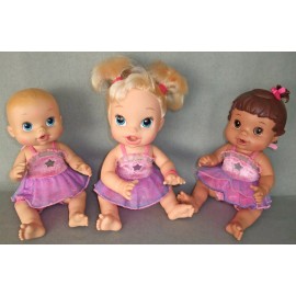 Play Along 1 Sparkly BALLERINA PLAYSUIT outfit fits Baby Alive Dolls