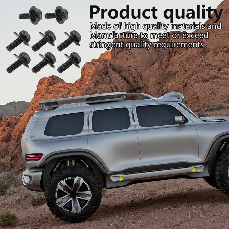 Updated Skid Plate Bolts Fit for Toyota 4Runner Tacoma FJ