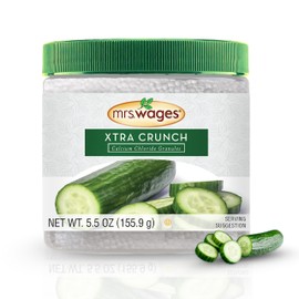Mrs. Wages Pickle Mix, Xtra Crunch, Easy-To-Use, Fast Results, Great Taste & Crispness, Ensures Crunchiness, 5.5 oz Jar (Pack of 1)