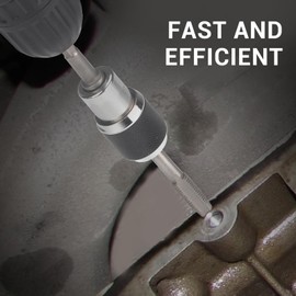 2Pcs Tap Socket Set Adjustable 3/8 Drive Ratcheting Tap Handle and Tap Holder Adapter for Reamers Screw Extractors Taps Durabled Precise Tool for Professionals