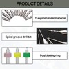 Micro Drill Bits, 50 Pcs Mini Drill Set, 0.3mm-1.2mm Micro