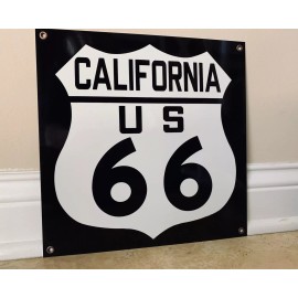 US ROUTE 66 California Road Sign Historic Vintage Style Sign 12 Inch