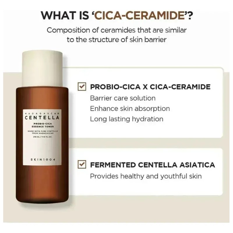 Sskin1004 Set 4 Travel De Madagascar Centella Probio-cica