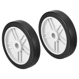 PATIKIL 5.6" Air Compressor Wheels, 2 Pack Universal Air Compressor Wheel Replacement Part with 0.7" Dia. Hole for Easy Mobility