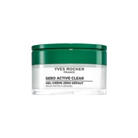 YVES ROCHER - Sebo Active Clear Crema Facial Matificante, para Imperfecciones, Reduce los poros, Para Piel Mixta a Grasa, Formula Vegana 50 ml