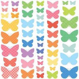 Decowall DW-1613 Cute Butterflies Animals Wall Sticker Wall Sticker Wall Decoration for Living Room Bedroom Children's Room
