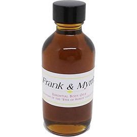 Frankincense & Myrrh Scented Body Oil Fragrance [Regular Cap - Brown - 2 oz.] - ID#5055