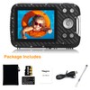 Waterproof Digital Camera,17 FT Underwater Camera 2.8" LCD HD1080P 30MP