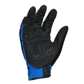 Ironclad mens Small Work Gloves, Black & Blue, Small Pack of 1 US
