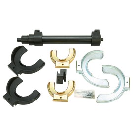 8MILELAKE Macpherson Strut Spring Compressor Kit Interchangeable Fork Coil Extractor Tool Set
