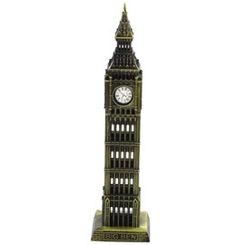 HOMSFOU Big Ben Model Big Ben Building Model Big Ben Decor Metal Big Ben London Big Ben Bronze Big Ben City Christmas Decorations Decorative Building Sculptures Household Alloy Doorbell 3d