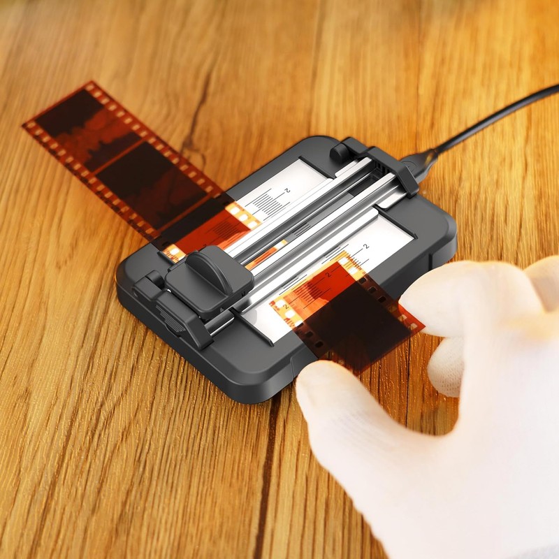 35mm Film Cutter 11 Levels Adjustable LED Backlight USB C