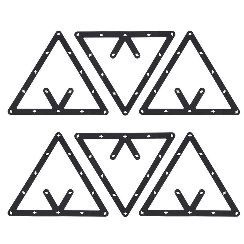Ginyia Billiard Rack, 6 Pieces/Set Billiard Ball Rack Billiard Rack