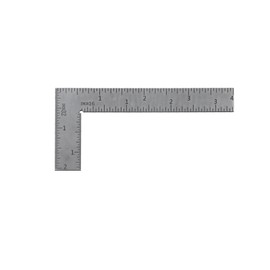 T Tulead Right Angle Ruler Stainless Steel Carpenters Square Framing Measuring Tool Imperial 4 Inch × 2 Inch