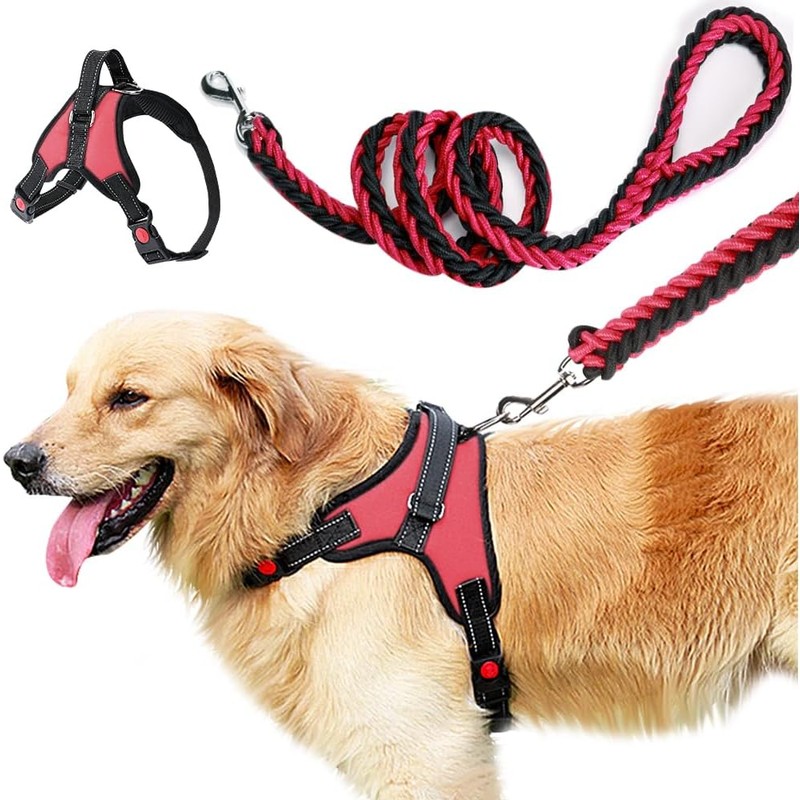 Jasonwell Collar para Perro - Pequeño Mediano Grande Pechera para
