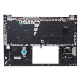 Wzqrps New Replacement for HP EliteBook 860 G9 865 G9 G10 EliteBook 1060 G9 Laptop Upper Case Palmrest Keyboard Assembly Part N08145-001 N13904-001 N13904-B31 Silver (Backlit Keyboard)