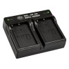 BM EN-EL9A Dual Bay Battery Charger for Nikon D5000, D3000,