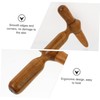 Beavorty 2pcs Natural Wood Gua Massage Scraping Board for Ergonomic