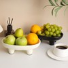 Sureasy Ceramic Fruit Bowl for Kitchen Counter, Decorative Bowl for