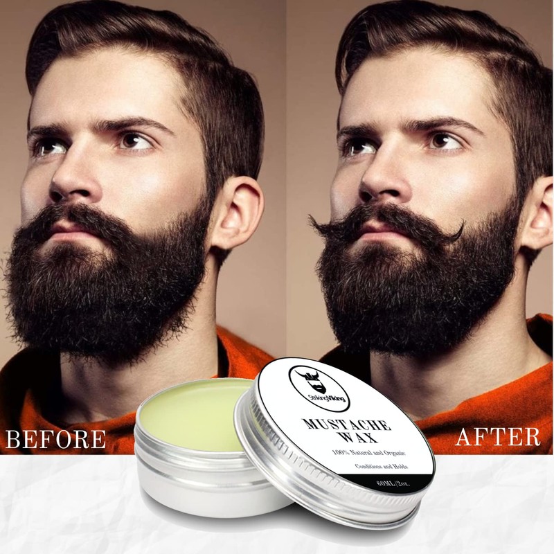 Striking Viking Mustache Wax and Comb Kit - Beard and