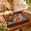 Wooden Tray for Snacks & Key Storage – Handmade 30