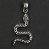 Snake Pendant 925 Sterling Silver Jewellery, Measure: 3.5cm in the