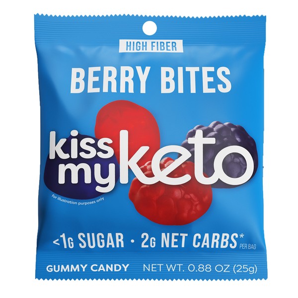 Kiss My Keto Gummy Berry Bites 25g