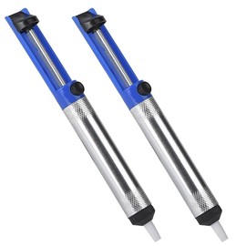 2 Pack Desoldering Pump, Solder Remover Tool, Solder Sucker Desoldering Vacuum Pump Manual Desoldering Suction Pump Soldering Accessories