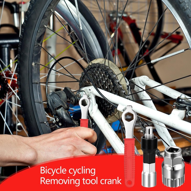 WangLaoWu Bicycle Crank Puller & Bearing Tool, Bicycle Crank Tool
