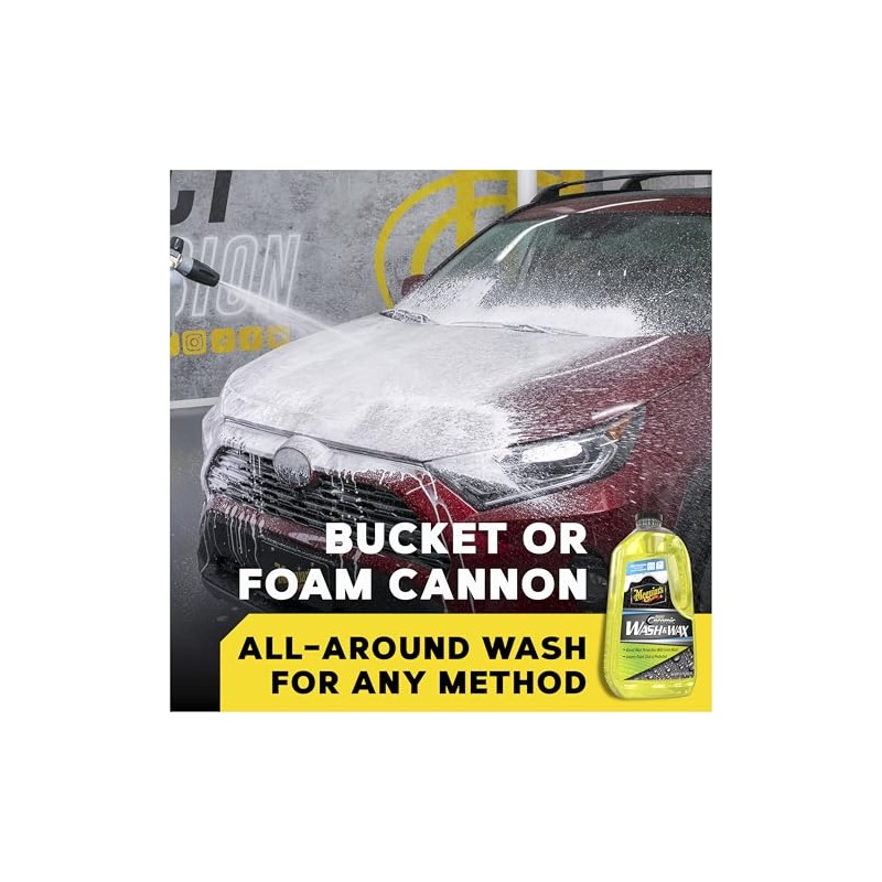 Meguiar's Shampoo Híbrido Cerámico con Cera G240748, 1.4 L