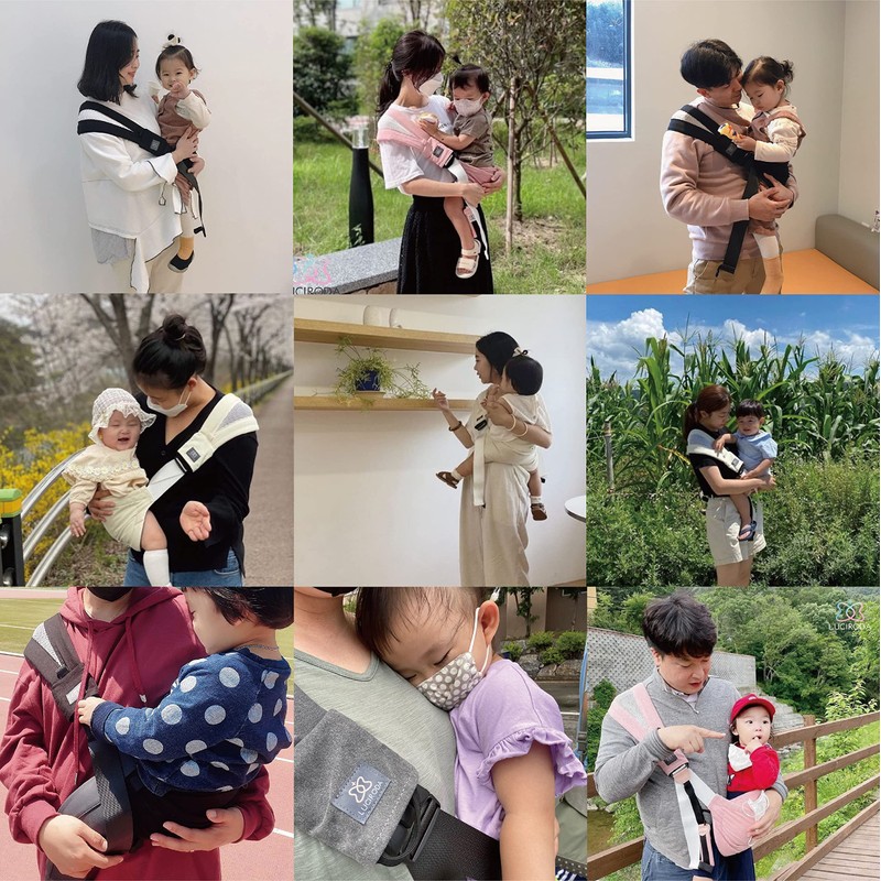 LUCIRODA Side Hip Seat [Genuine] Charcoal, 1pc (x1) 12 Months~