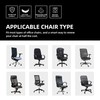 YOXEULL Butterfly Black Computer office chair covers stretchable Soft Fit