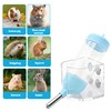 Magnetic Hamster Water Bottle Holder with Water Bottle, Adjustable Height