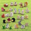 Tiny Resin Animals to Hide Mini Resin Animals 30 Pcs