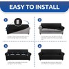 Stretch Loveseat Sofa Cover Slipcover,Couch Covers for 2 Cushion Couch