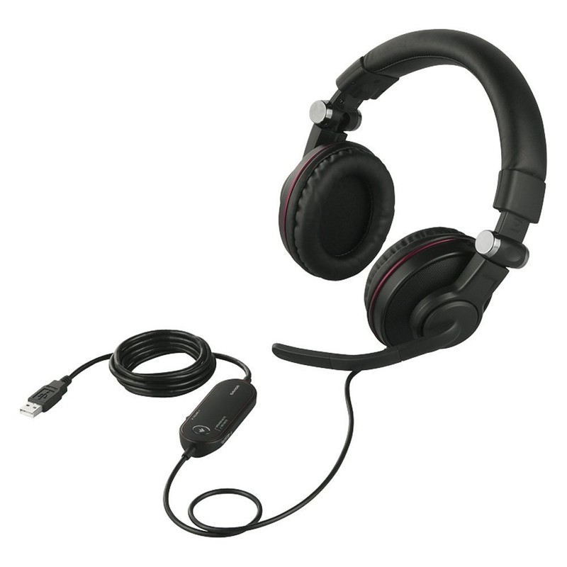 Buffalo BUFFALO Gaming Headset 5.1ch Surround System Black BSHSUH05BK